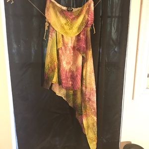 BEBE strapless dress